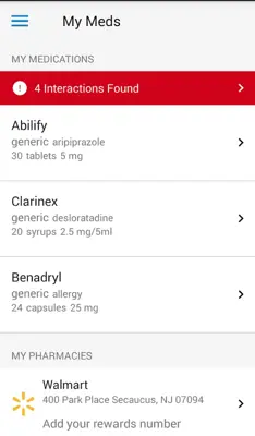 WebMDRx android App screenshot 1